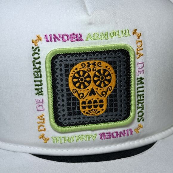 Under Armour Launch Day of the Dead Snapback Cap Unisex NWT 1386664-100 - Picture 3 of 8